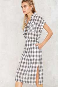 Nasty Gal Walk in the Park Gingham Dress